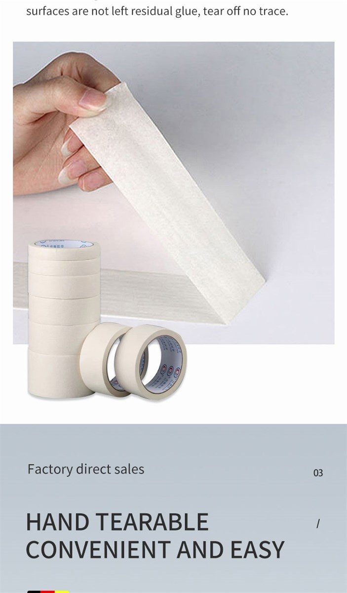 JH MASKING TAPE for home and car painting product can be customized the price is one roll