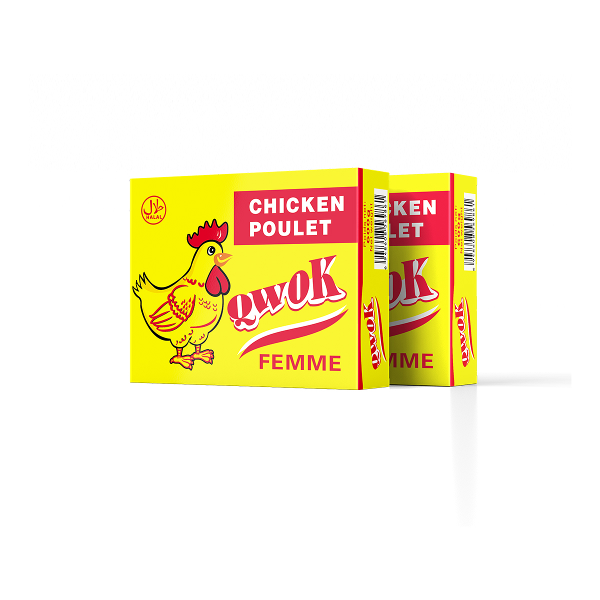 HALAL10g chicken flavour bouillon cube for healthy home cooking with low price