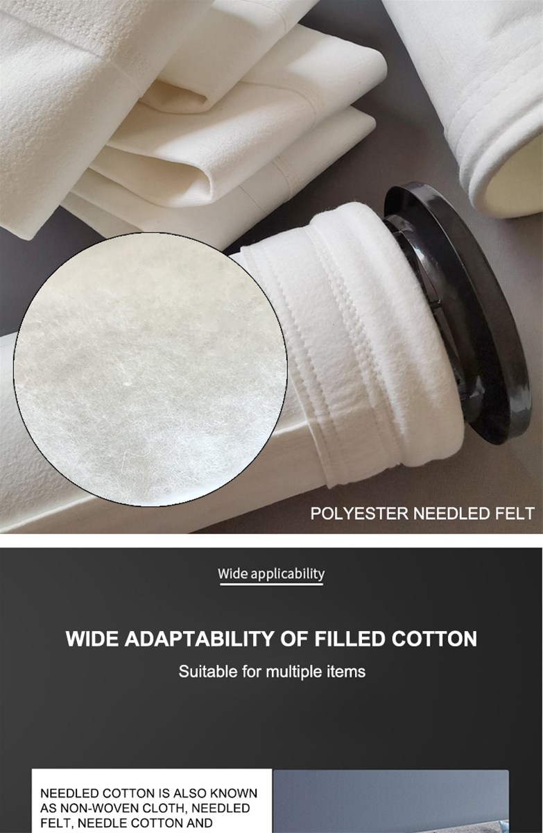 Nonwoven fabric needled felt needled cotton