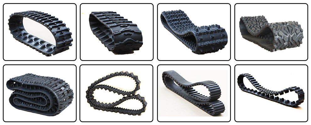 200mm 250mm 380mm 500mm Snow Bike Rubber Track for Polaris Arctic Snowmobile tracks
