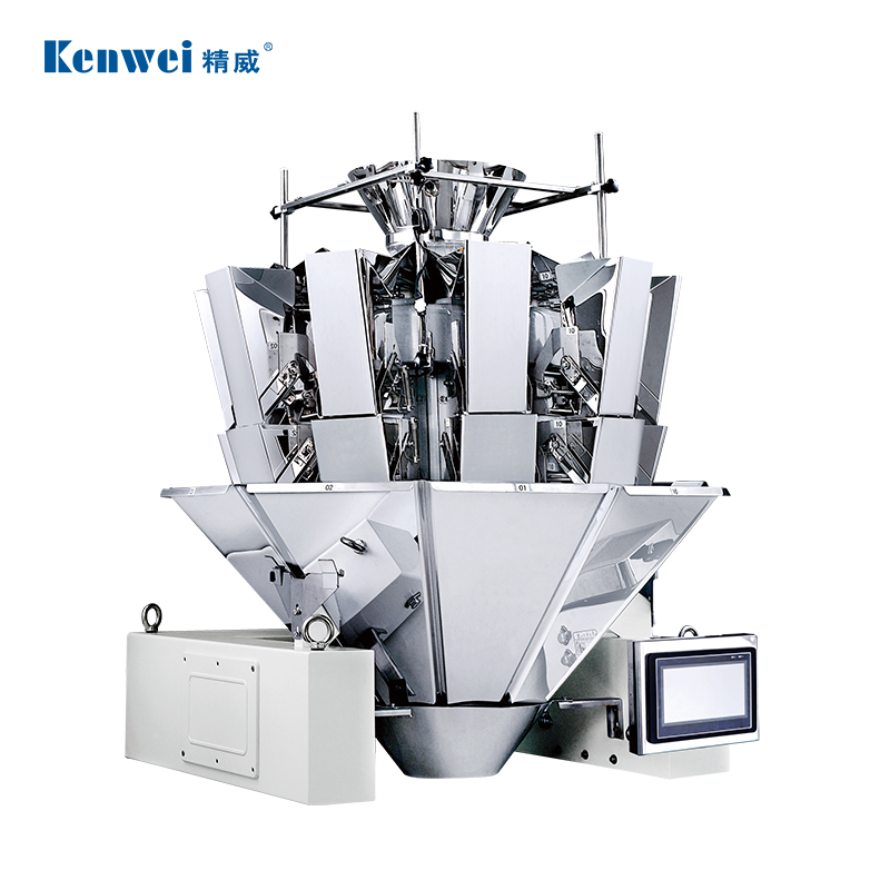 Automatic carbon steel multihead weigher weighing and packing machine small foods pet foods packing machine