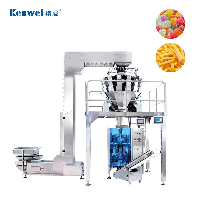 Multi-Function Vertical Food Weighing & Packing System with Automatic VFFS Machine for Puffy Food