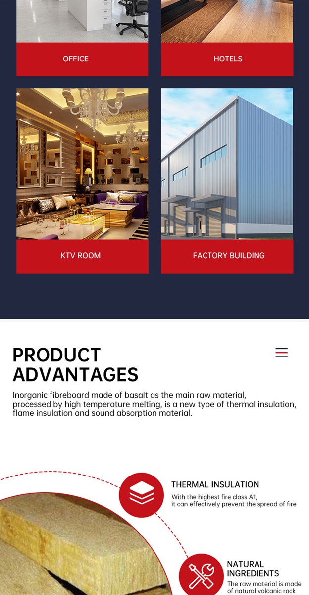 XGH Stone wool board insulation materials deposit sales custom orders please contact customer service