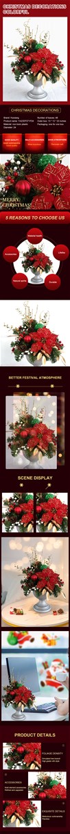 Christmas wreath rattan Halloween autumn harvest simulation wreath