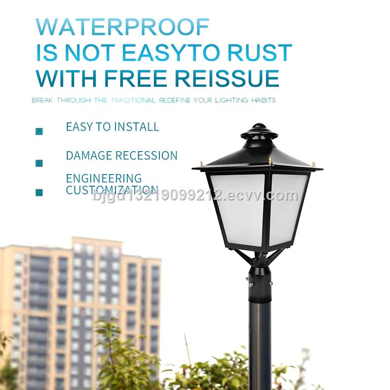 Courtyard light Outdoor waterproof 3M LED garden villa community street light
