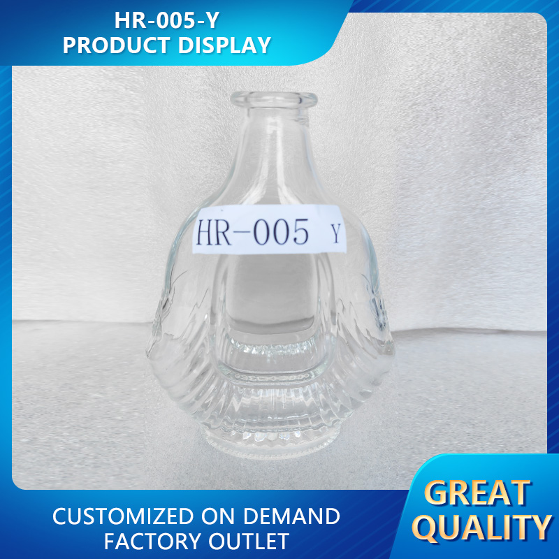 Medium and highend glass wine bottle white wine bottle roast vase support customization Customized