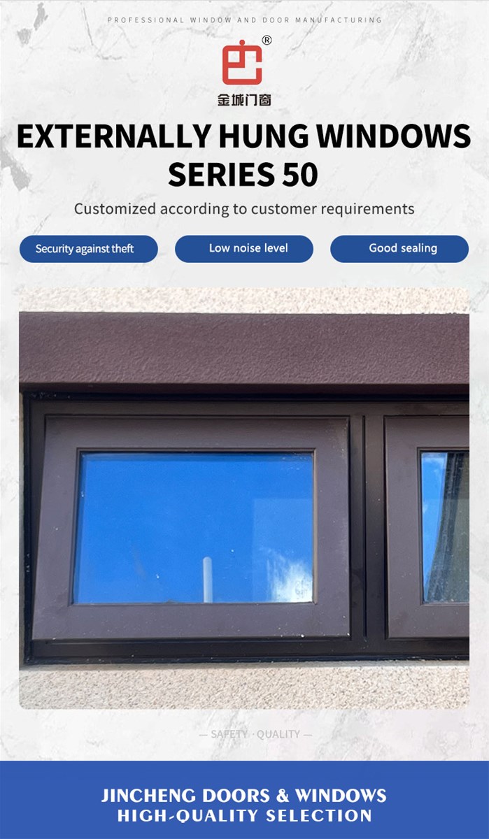 Jingcheng 50 Series Exterior Hung Windows Exterior Hung Windows Customized Products