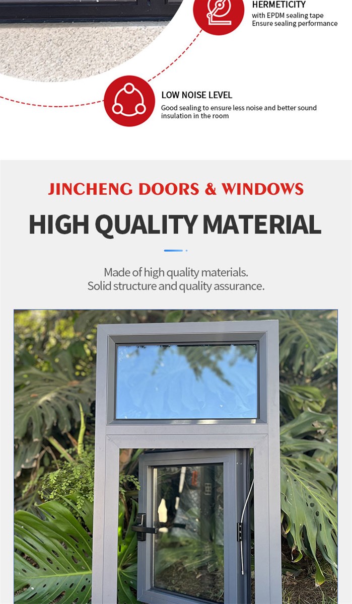 Jingcheng 50 Series Exterior Hung Windows Exterior Hung Windows Customized Products