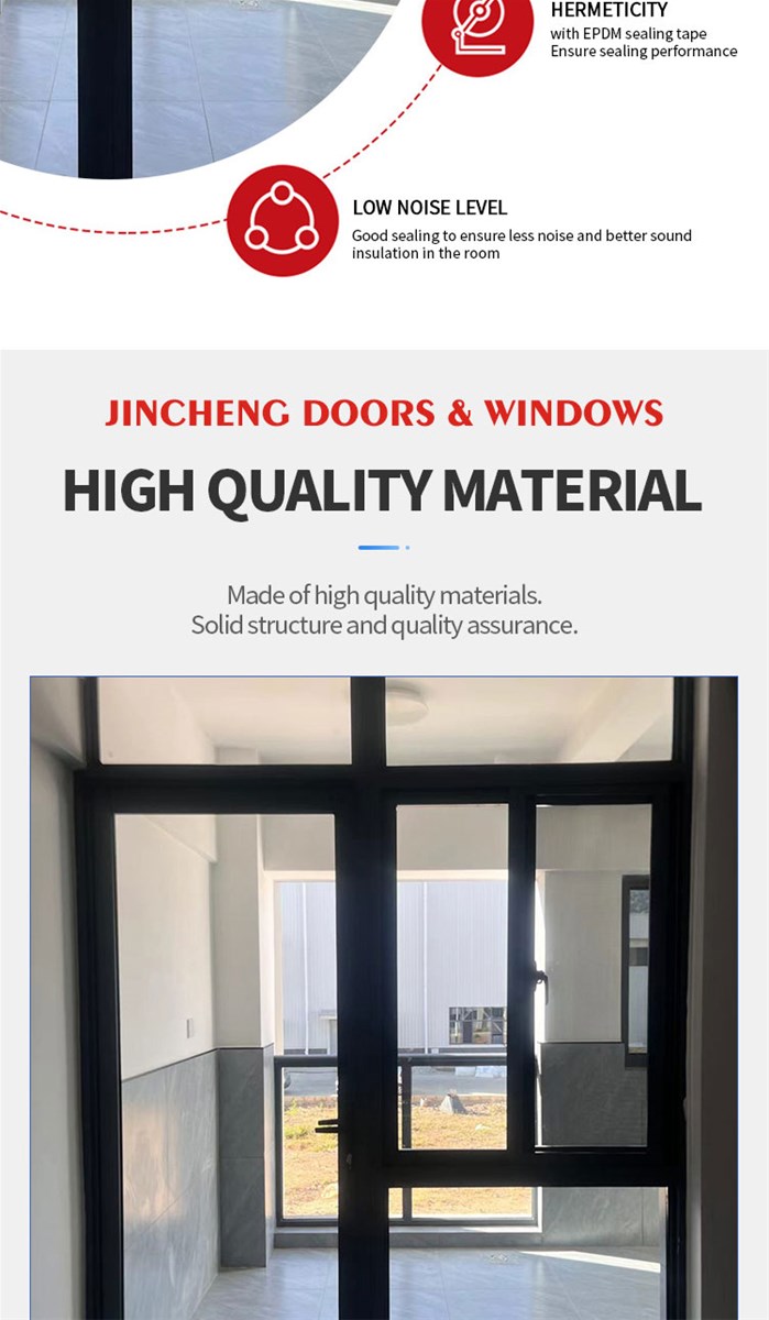 Jingcheng 70 series flat door flat door ventilation effect is good customized products