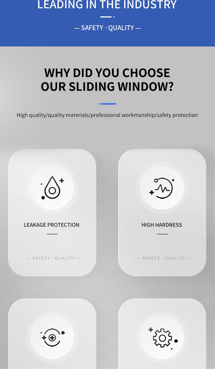 Jingcheng 90 series sliding windows this unit price includes the screen fan custom products