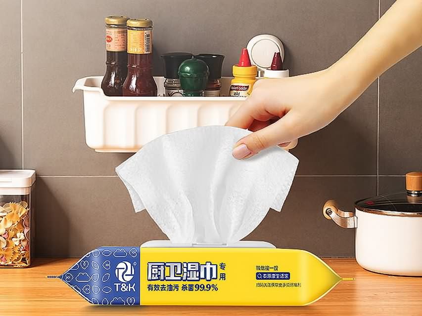 Kitchen Wet Wipes CW2205 200 x 150mm meets the requirements of GBT 277282011 WS 575