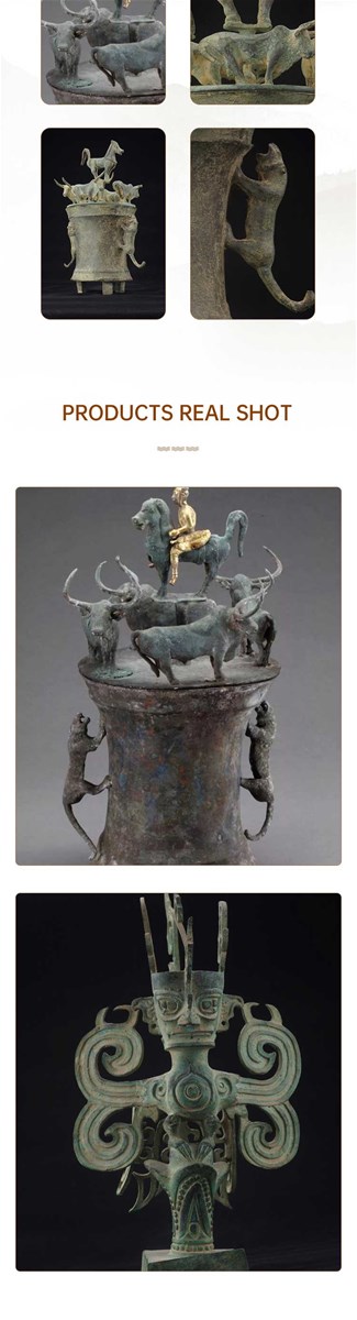Handmade bronze decoration antique Chinese style furnishing articles home furnishing articles