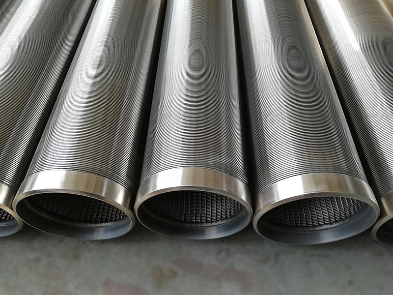 Pipe Base Screen consists of a wirewrapped jacket and a perforated pipe