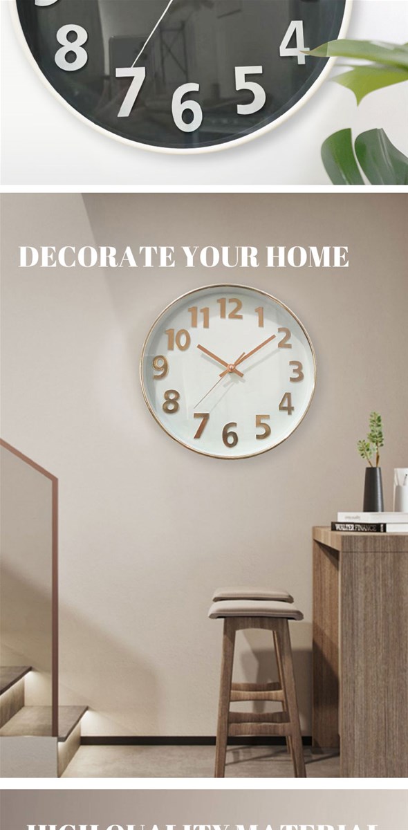 Home stereo digital wall clock 6003