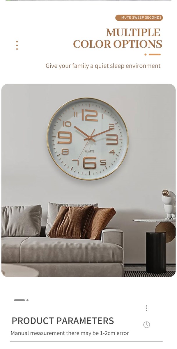 Home stereo digital wall clock 6001