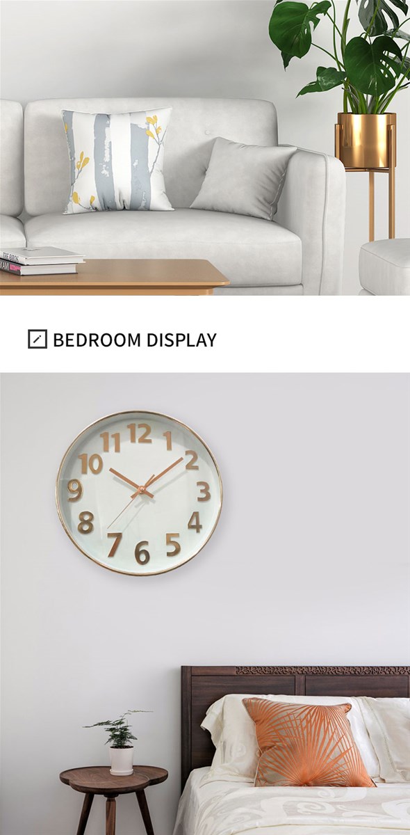 Home stereo digital wall clock 6003