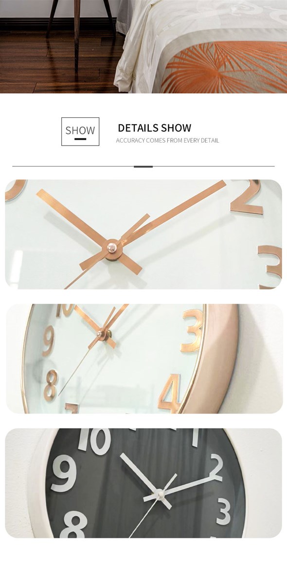 Home stereo digital wall clock 6003