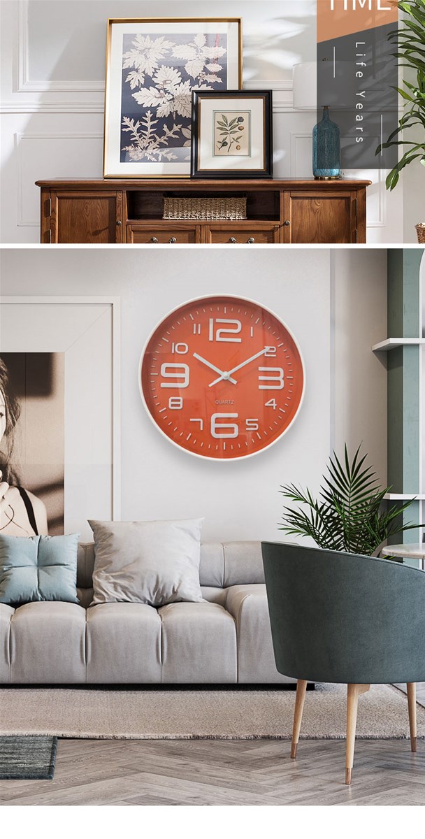 Home stereo digital wall clock 6001