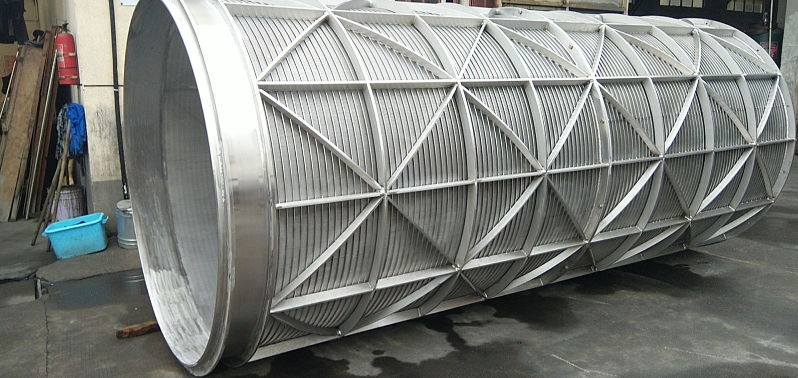 Rotary Drum Wedge Wire Screen for Sugar Mill
