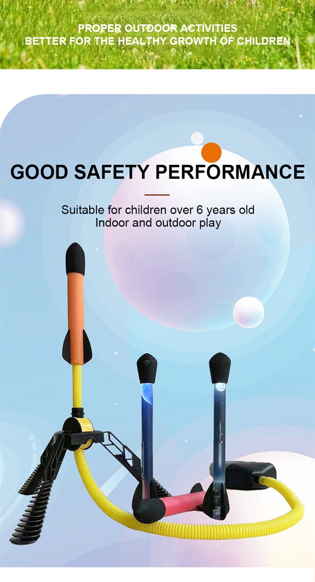 Pedal flying rocket childrens toys