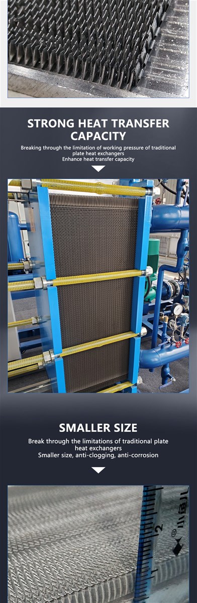 Plate heat exchanger anti clogging corrosion resistance strong heat exchange capacity small size contact customer