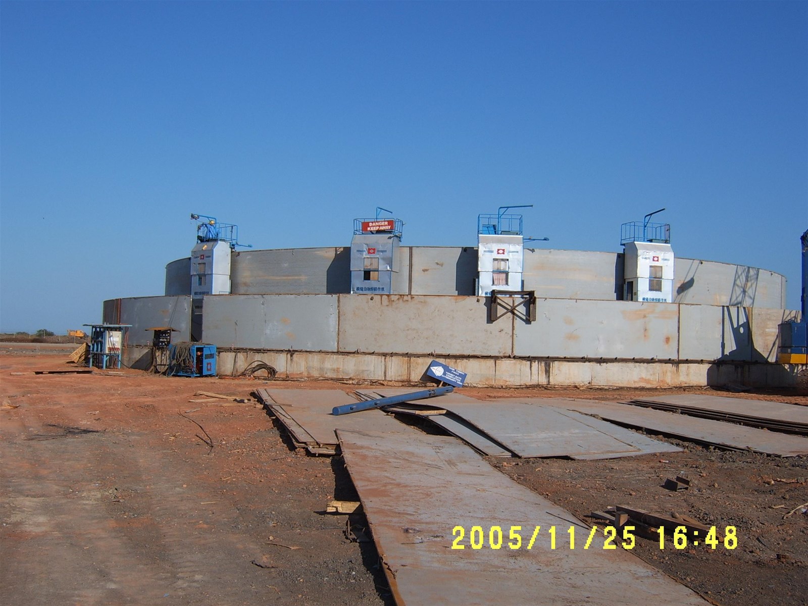 auto girth SAW welder welding for large oil storage tank or blastfurnance