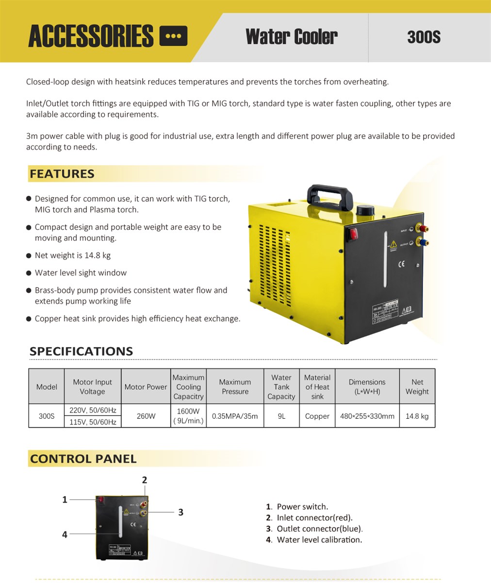 Crepow Water Cooler 300S MP260W