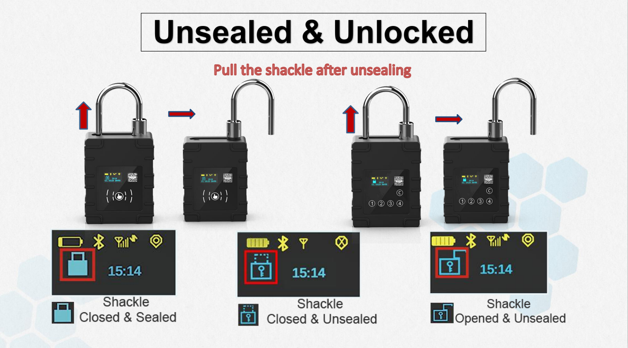 G300 Password GPS Tracker Padlock Electronic Smart E Lock