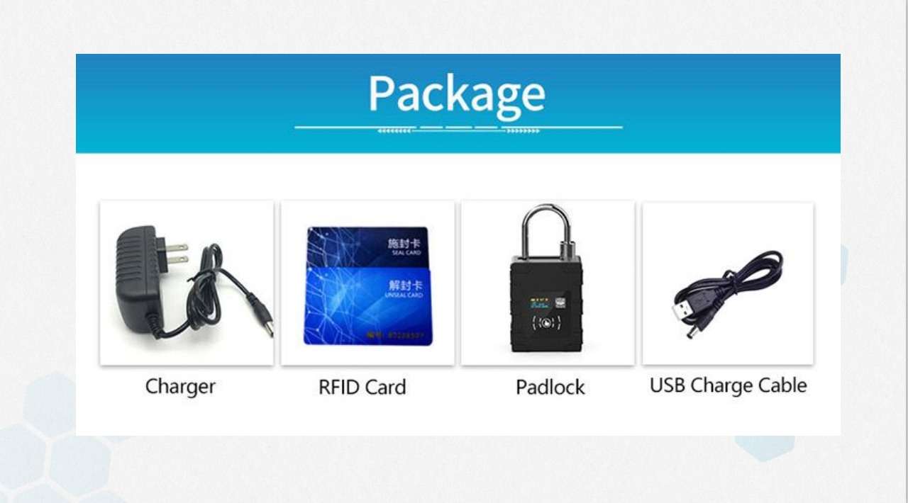 G300 Password GPS Tracker Padlock Electronic Smart E Lock