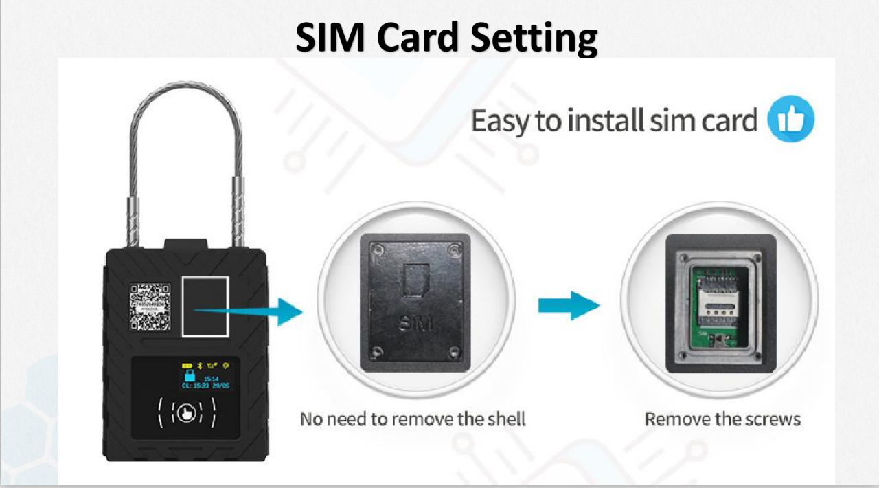 G360 GPS Tracker Padlock Electronic Smart E Lock