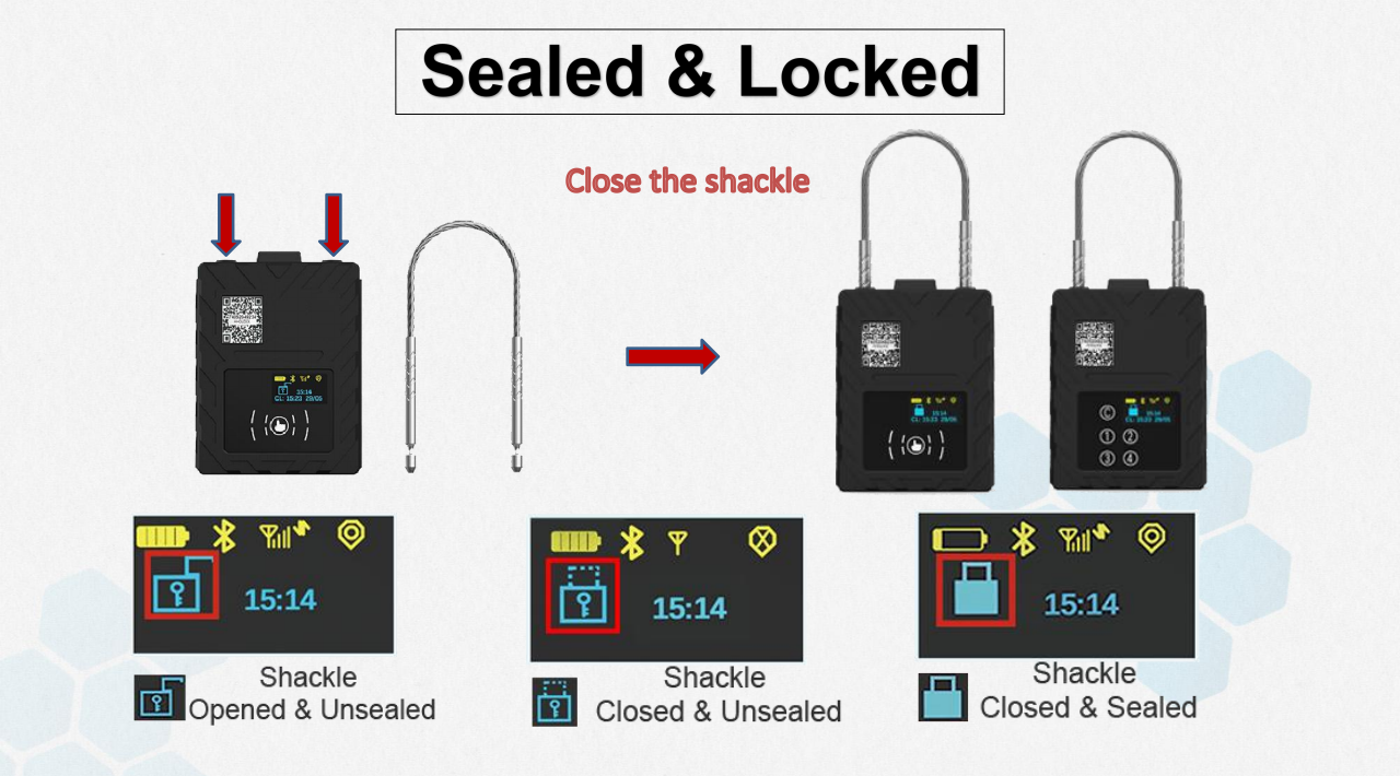 G360 GPS Tracker Padlock Electronic Smart E Lock