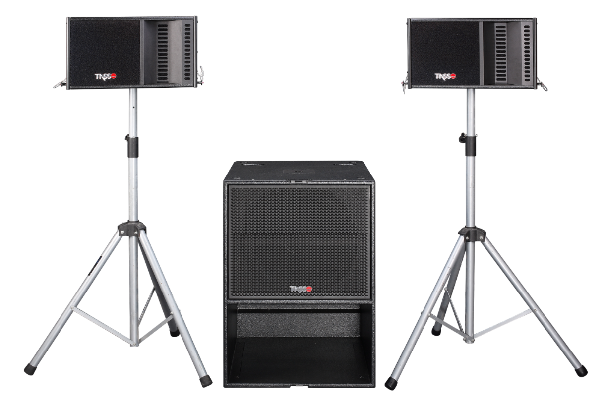Tasso PA Sound System T2 Series Professional Audio Speaker Complete System Audio