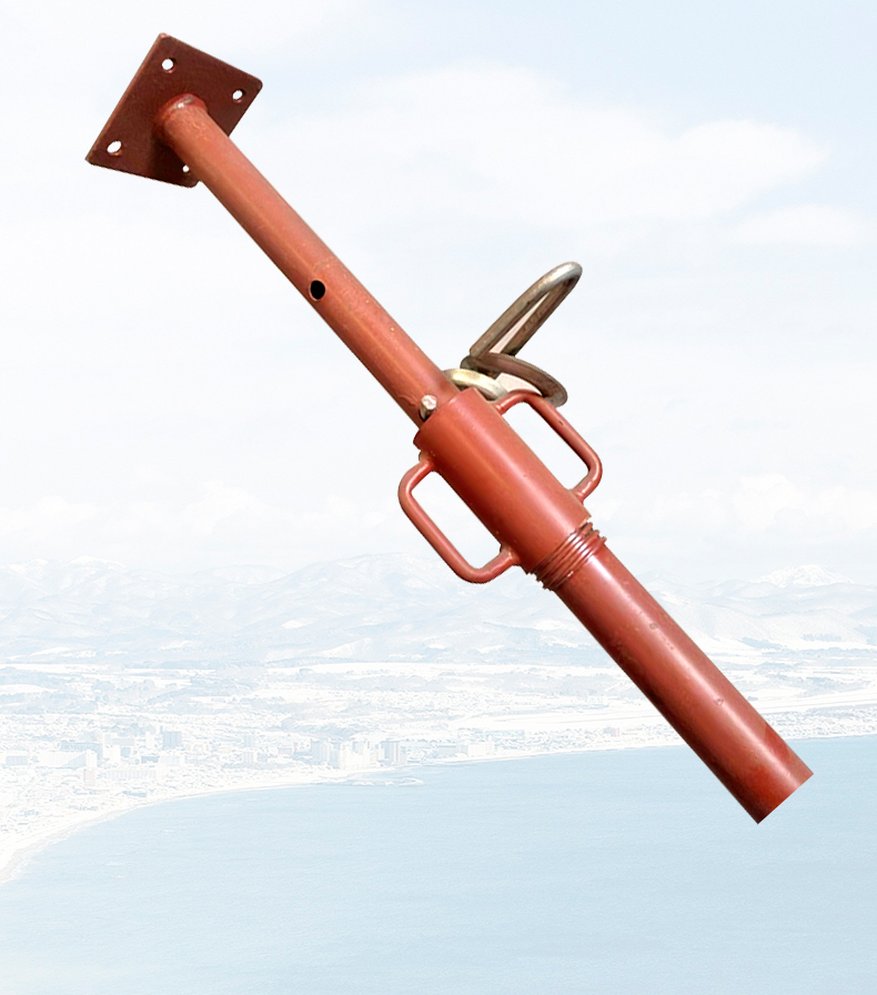 Sprayed steel support Adjustable diagonal support Tripod building accessories