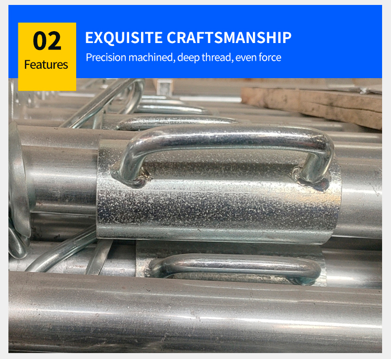 Sprayed steel support Adjustable diagonal support Tripod building accessories