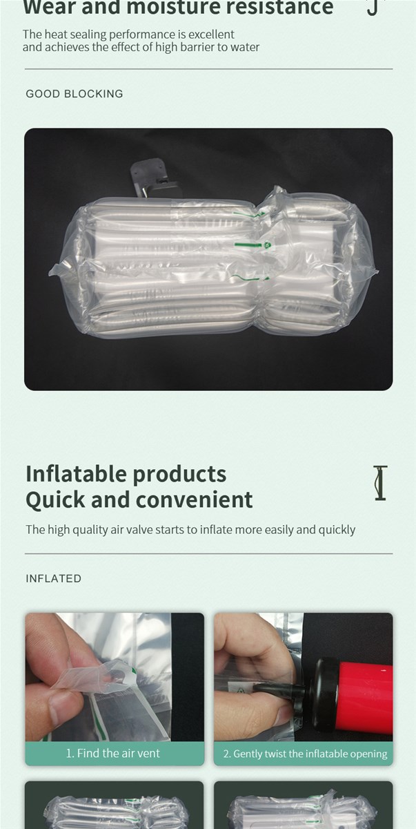 Standard air column roll film express packaging column bag bubble bag shockproof general size can be customized