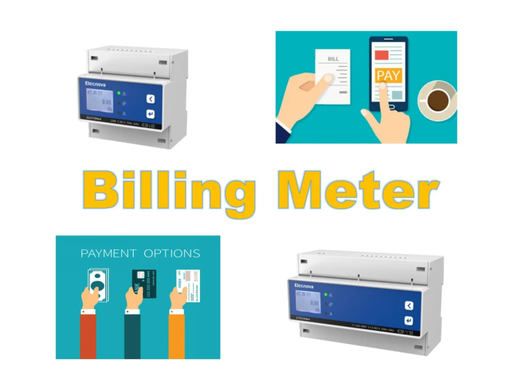 Single Phase MultiFunctional Recharge Billing System Prepaid Kwh Digital BiDirectional Energy Meter