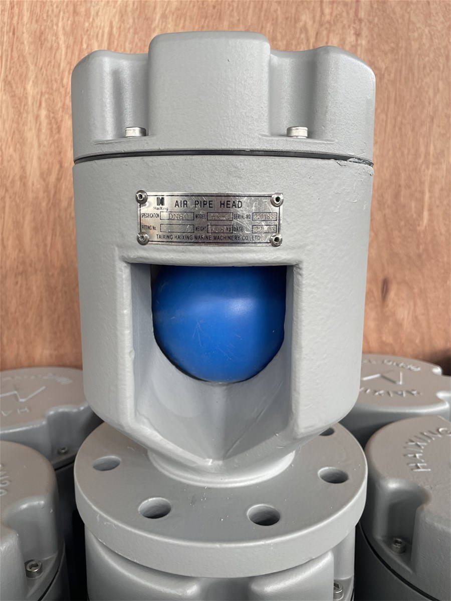 Type Approval AlSiMg Aluminum Alloy Air Vent Pipe Head