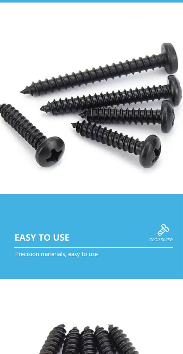 Hardware electrophoretic screw decoration hardware parts