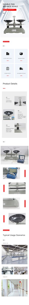 Lab Mechanical Balance Scale Double Pan Balance Scale Balance Tray Table Mechanical Balance Scale