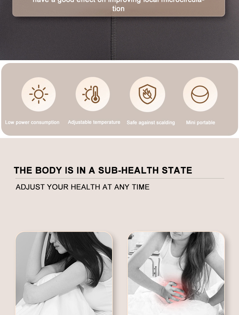 Far infrared mini physiotherapy instrument wearable