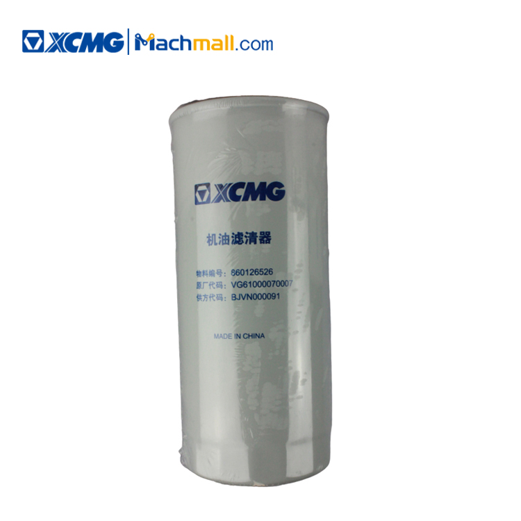 XCMG official crane spare parts oil filter element VG1540070007860126526