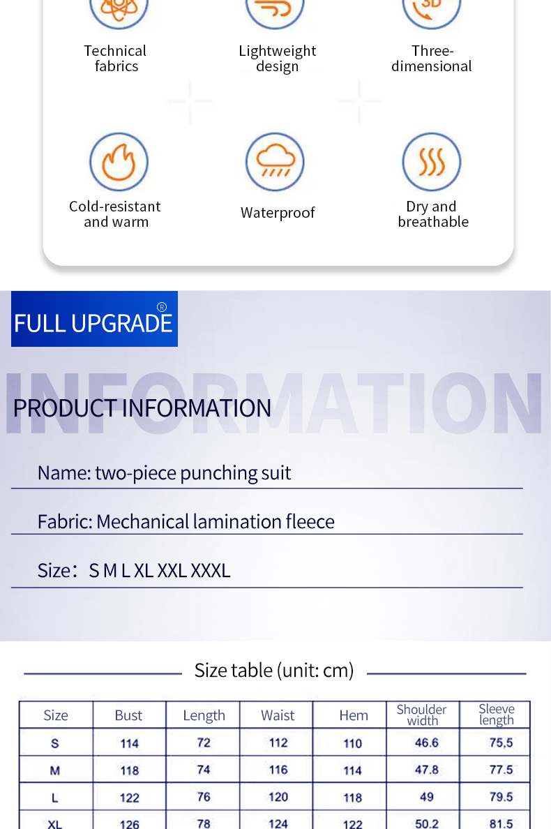 A twopiece charge suit BFCFY16181