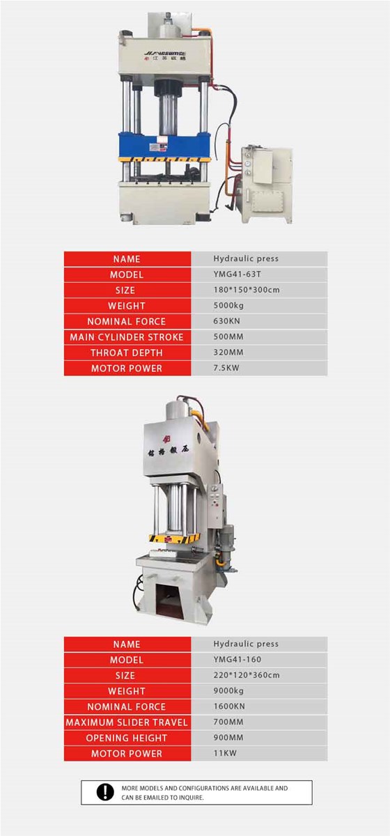 Hydraulic pressProduct specifications are diverse there is a need to contact customer service