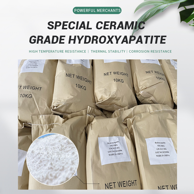 Special ceramic grade hydroxyapatite with anticorrosion properties super high temperature resistance and thermal stabi