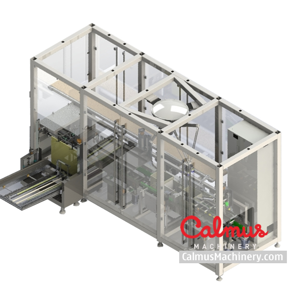 Monoblock Case Packer Cartoning Machine for Packaging Stand Up Pouches