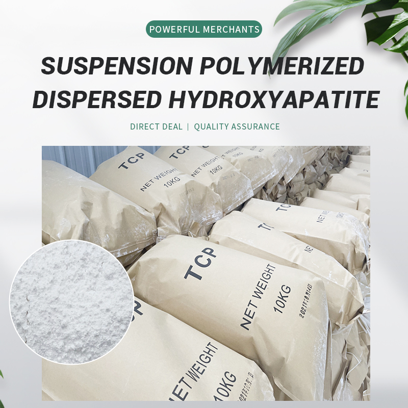 Suspension polymerization disperse hydroxyapatite is mainly used in the suspension polymerization of polystyrene PS