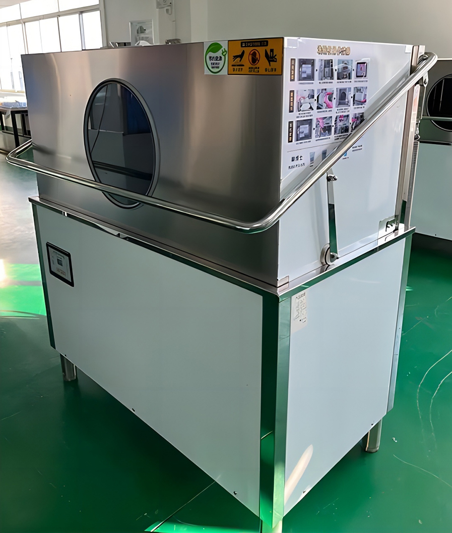 304 Stainless Steel Double Baskets Hood Type Commercial Dishwasher Industrial Cater Dishwasher Upright Restaurant Dishwa