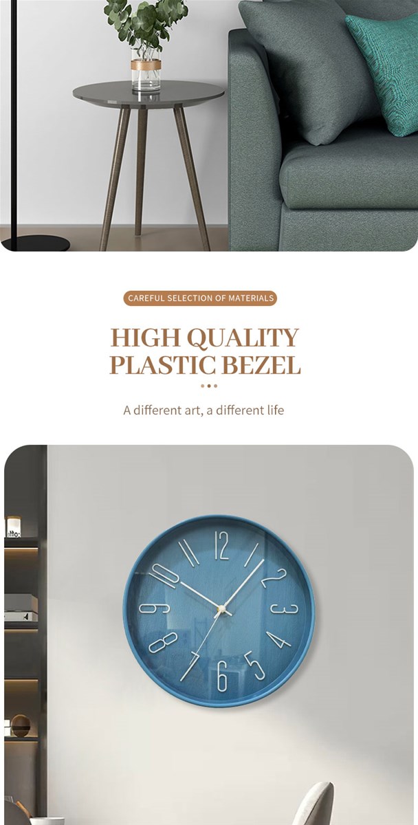 Living room household clock wall clock 6208