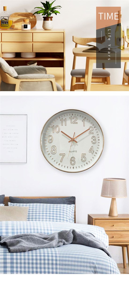 Living room household clock wall clock 6005