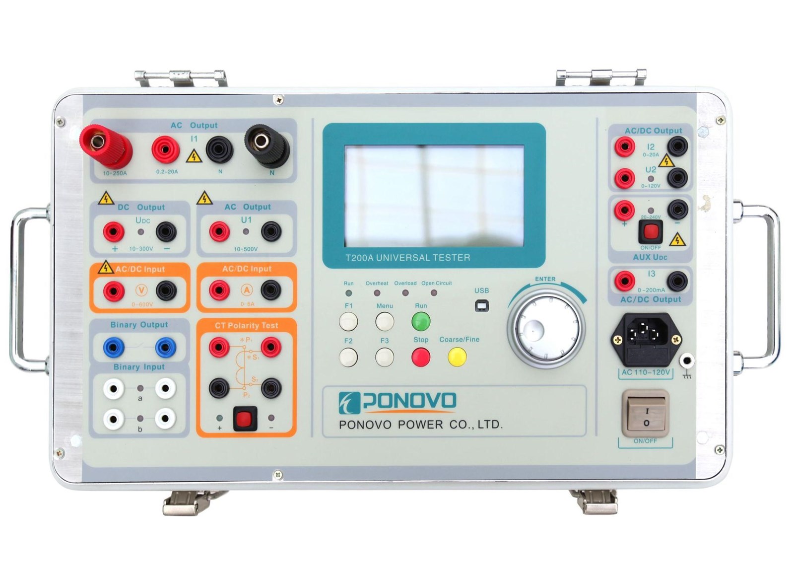 Ponovo T200A Secondary Injection Test Set Universal Single Phase Relay
